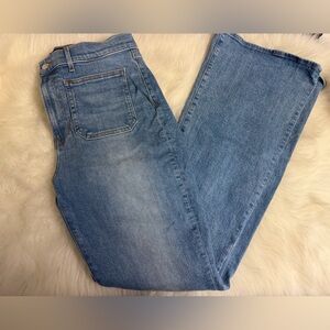 Veronica beard be very skinny flare high rise